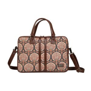 Laptop Messenger Bag Indian Abstract