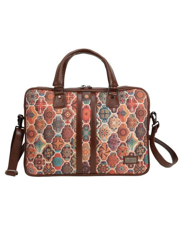 Laptop Messenger Bag Vintage Mandala