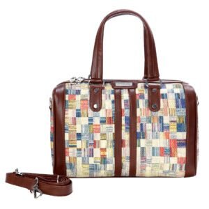 jute handbag with ethnic Design