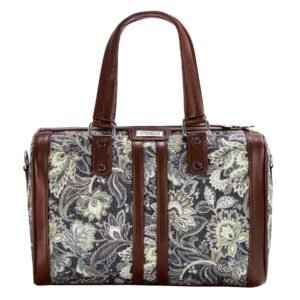 Vegan leather dholki handbag