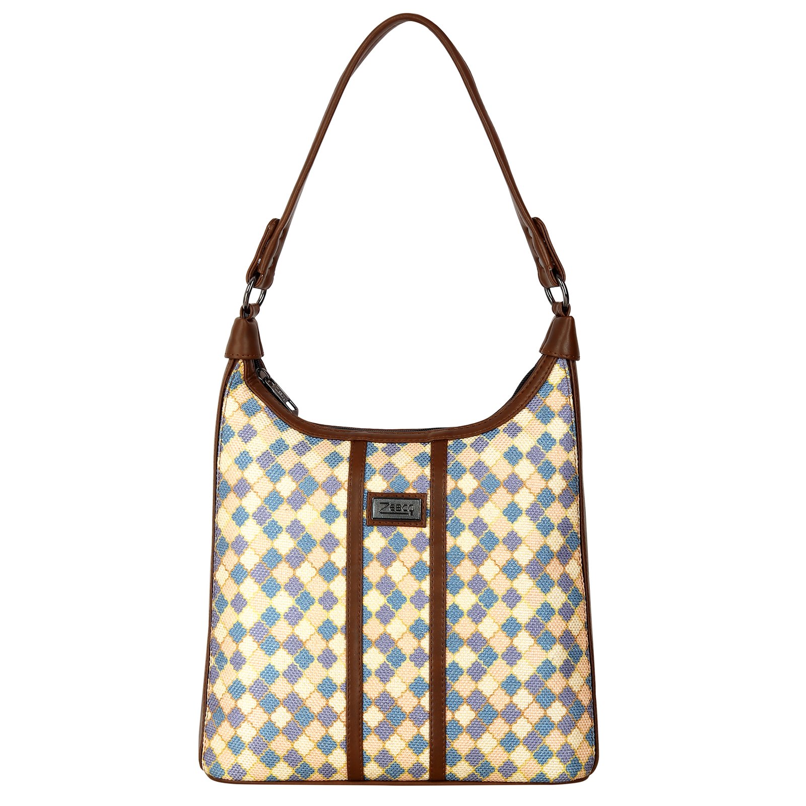 Women’s Hobo Bag | Jute & Vegan Leather Printed Handbags for Office ...