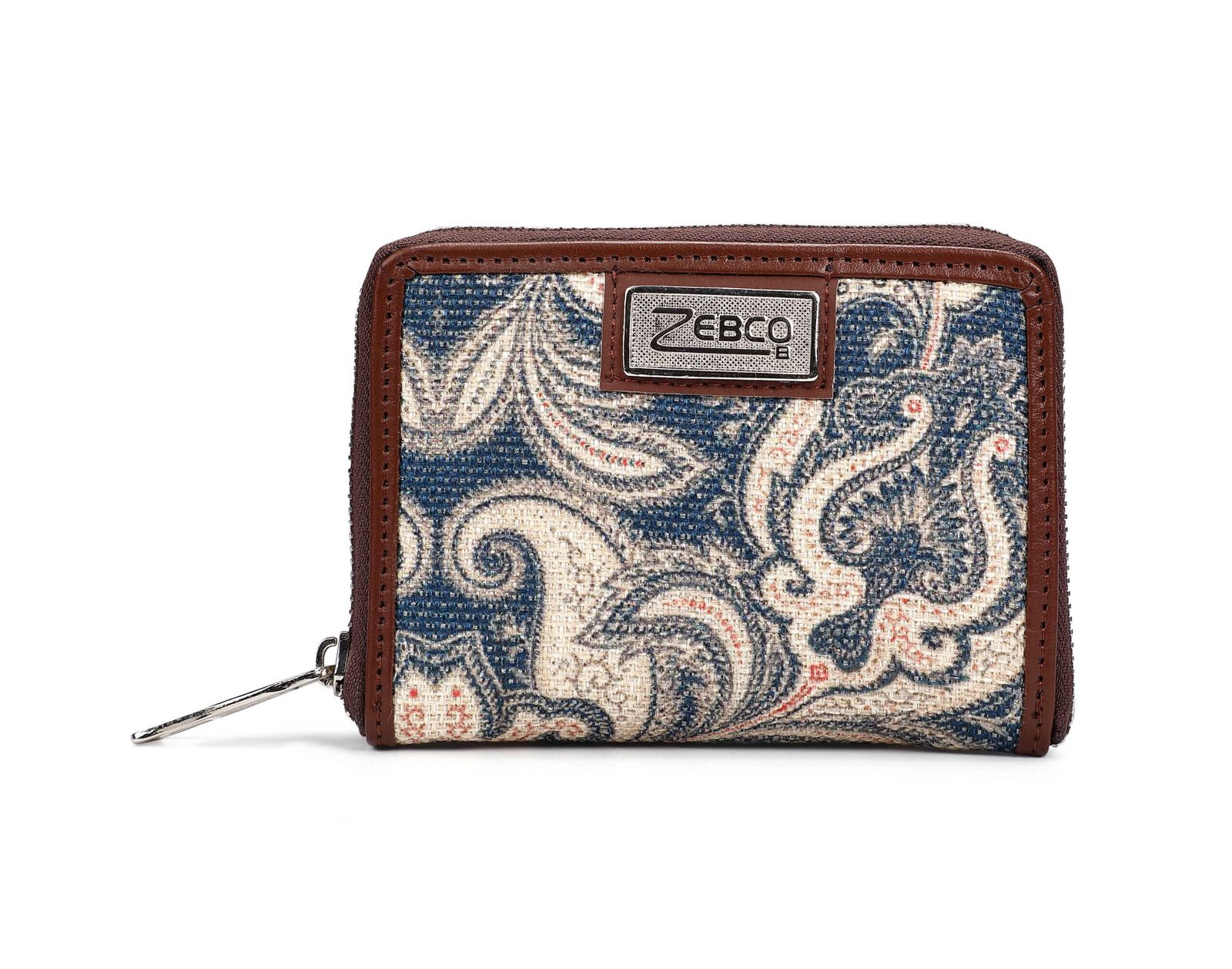 Zip Around Ladies Wallet with External pocket in Genuine Leather – Brown  Bear