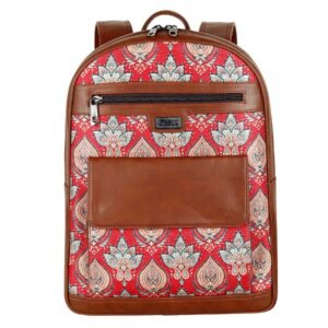 Women Laptop Backpack laptop back pack non leather pure vegan zebco bags mughal pring