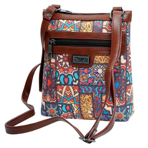 gift for girls - best vegan bags for women sling bag - floral design zebco bags online for women and ladies multiple color non leather vegan bags - mumbai - India