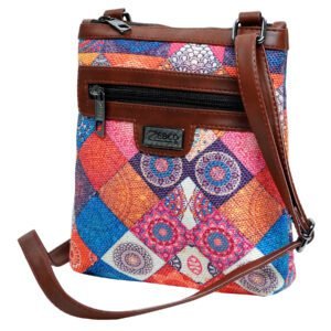 best vegan bags for women sling bag - floral design zebco bags online for women and ladies multiple color non leather vegan bags - mumbai - India