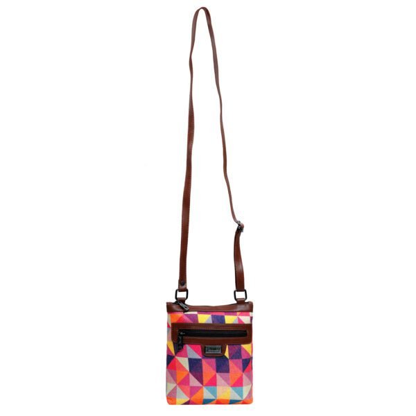 ladies sling bag for women multi colour zebco bags illusion style