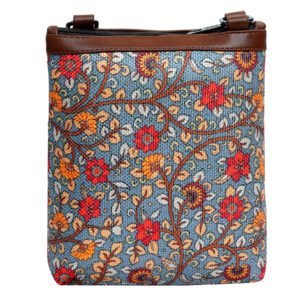 ladies sling bag for women multi colour zebco bags floral design style non leather bags