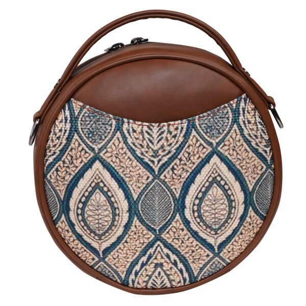 ZEBCO BAGS Round Sling Bag | Women Handbag | Ladies Handpurse - Ancient Petal