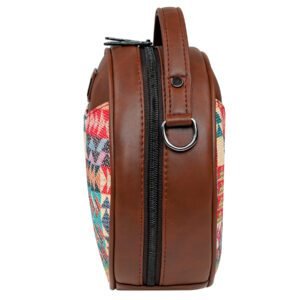 ZEBCO BAGS Round Sling Bag | Women Handbag | Ladies Handpurse - Egytian Geometry