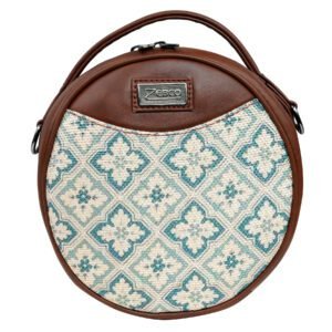 ZEBCO BAGS Round Sling Bag | Women Handbag | Ladies Handpurse - Jaipuri Sheesha